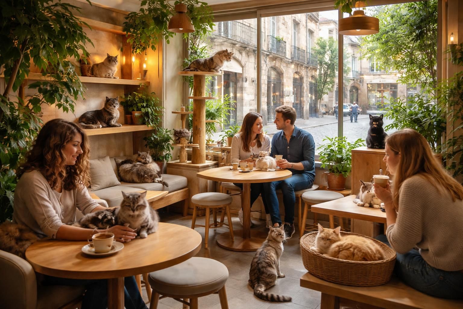découvrez le top 5 des bars à chat à bordeaux pour profiter d'une expérience unique mêlant détente, convivialité et la compagnie adorable des chats.