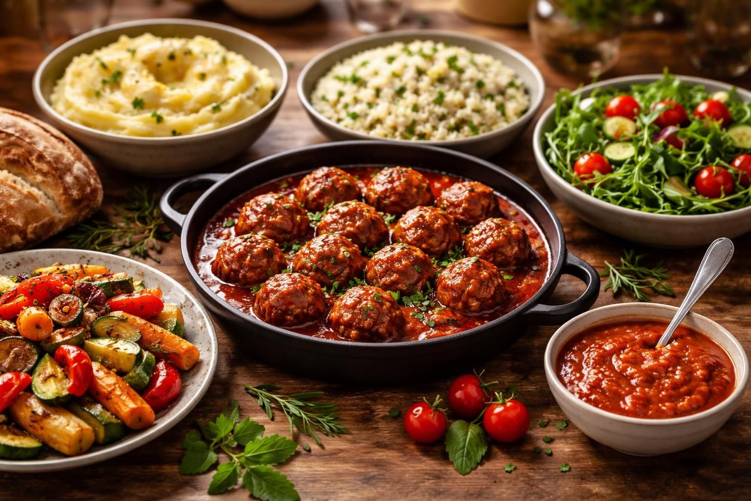 découvrez les accompagnements parfaits pour sublimer vos boulettes de viande et régaler vos convives à chaque repas.