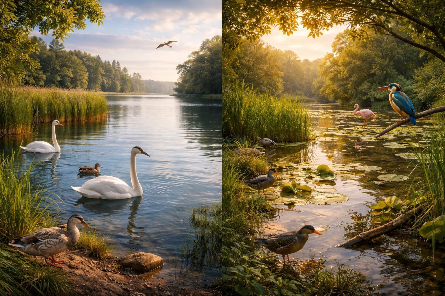 découvrez les différences entre un lac et un étang et leur importance pour les passionnés d'ornithologie, afin de mieux observer et comprendre les habitats des oiseaux.