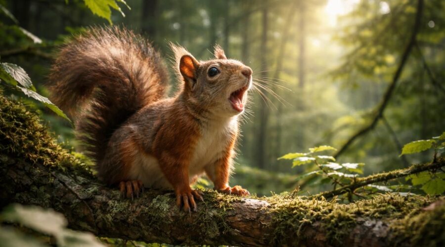 explorez les mystères du bruit de l'écureuil dans la forêt et découvrez pourquoi ces petits animaux émettent des sons fascinants au cœur de la nature.