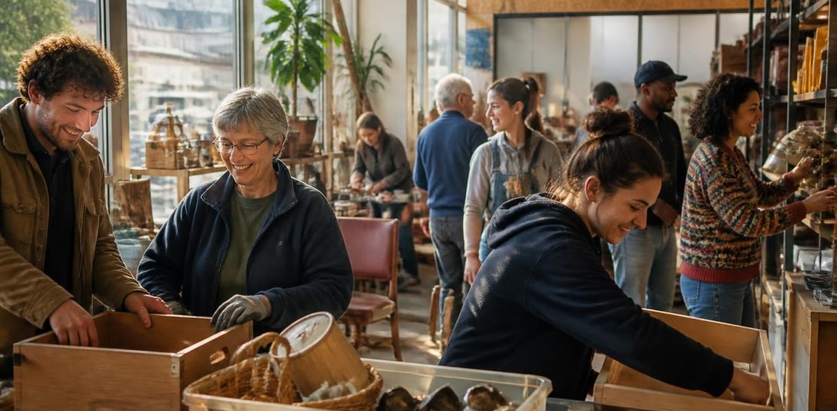 découvrez comment soutenir la communauté locale à nantes en participant aux actions de la ressourcerie, un lieu dédié à la réutilisation, au partage et à l'entraide.