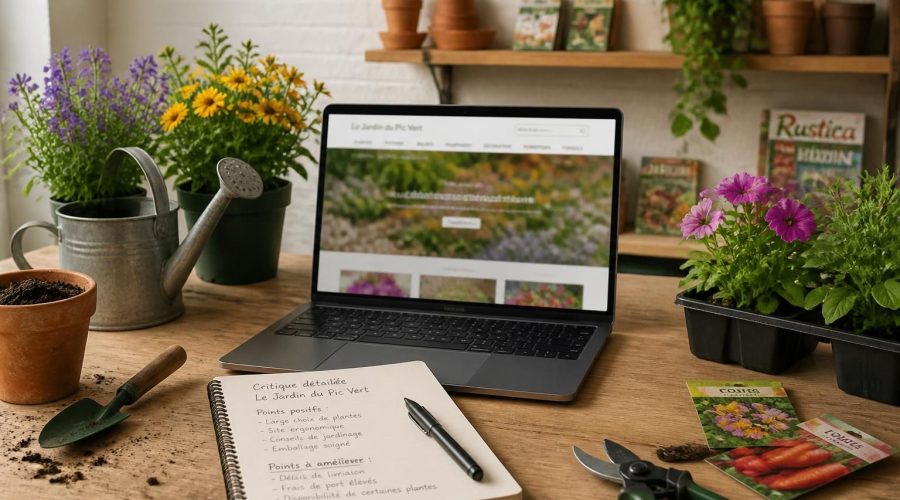 découvrez notre critique complète de la jardinerie en ligne le jardin du pic vert, avec une analyse détaillée des produits, du service client et des conseils pour vos achats de jardinage.