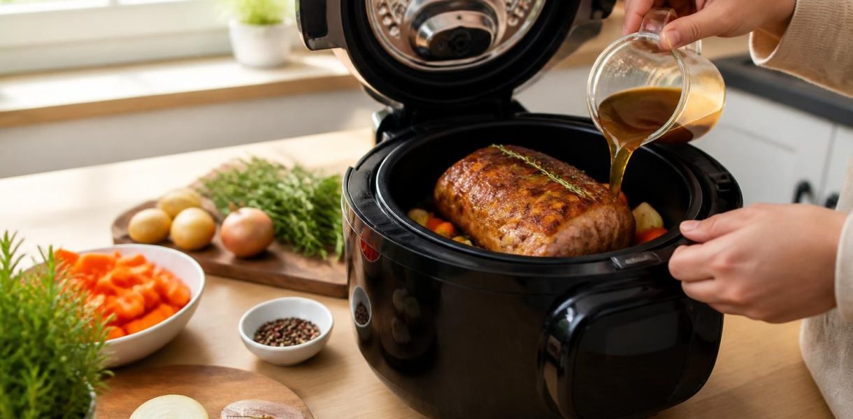 apprenez à réussir un rôti de porc tendre et savoureux au cookeo facilement grâce à notre guide étape par étape.