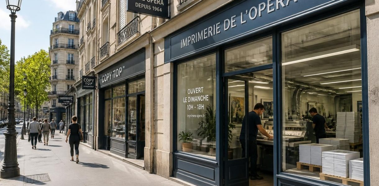 découvrez les imprimeries ouvertes le dimanche à paris avec leurs adresses et horaires pour vos besoins d'impression urgents.